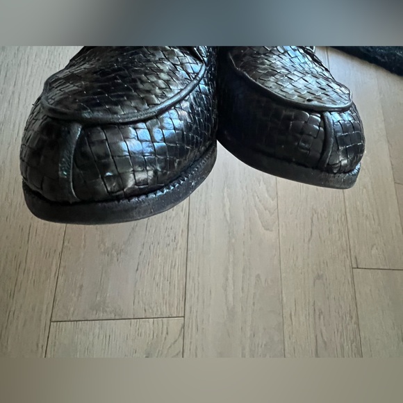 Stephane Kelian mens black woven loafers. - Picture 7 of 8